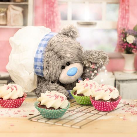 3D Holographic Baking Me to You Bear Birthday Card £2.69